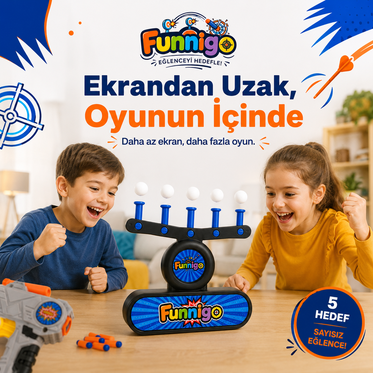 Havada Süzülen Hareketli Hedef Vurma Oyunu