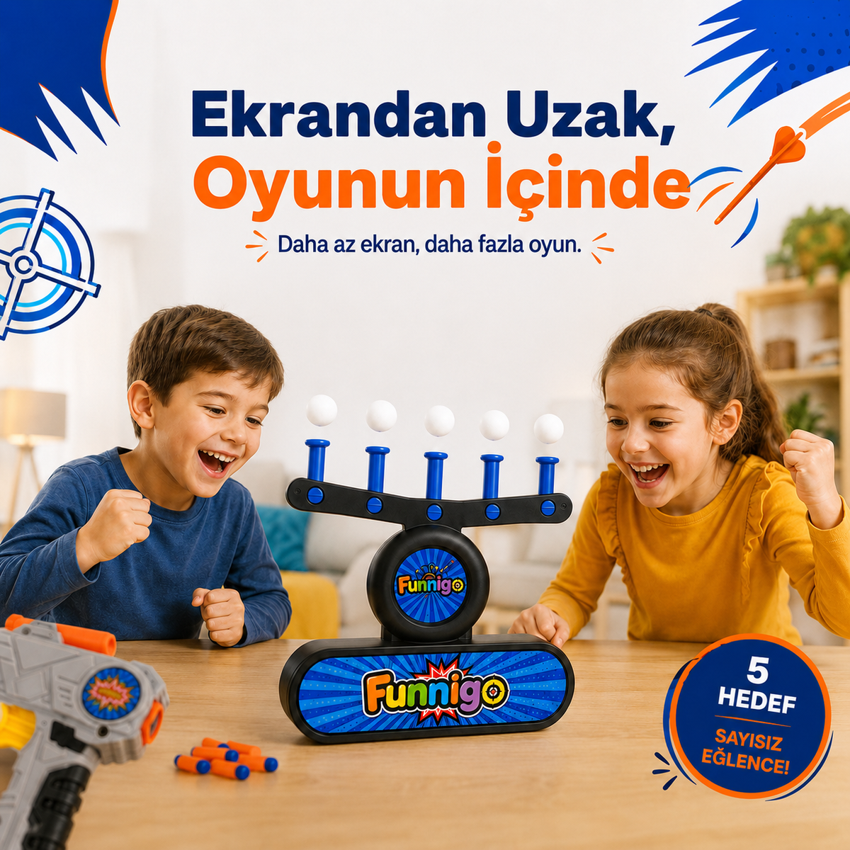 Havada Süzülen Hareketli Hedef Vurma Oyunu